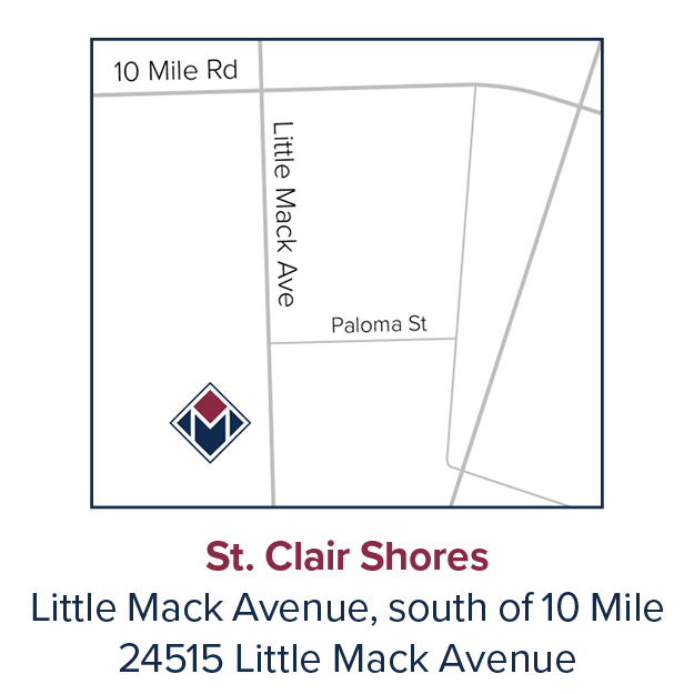 St. Clair Shores map